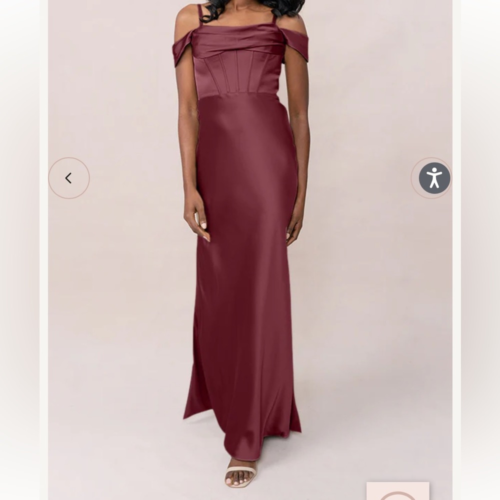 Revelry London Satin Convertible Dress